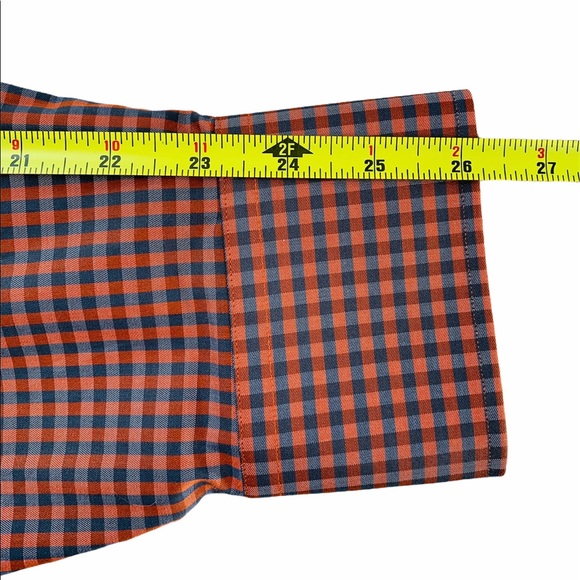 Thomas Dean Men’s 2X Long Sleeve UT Shirt Orange - Picture 12 of 12